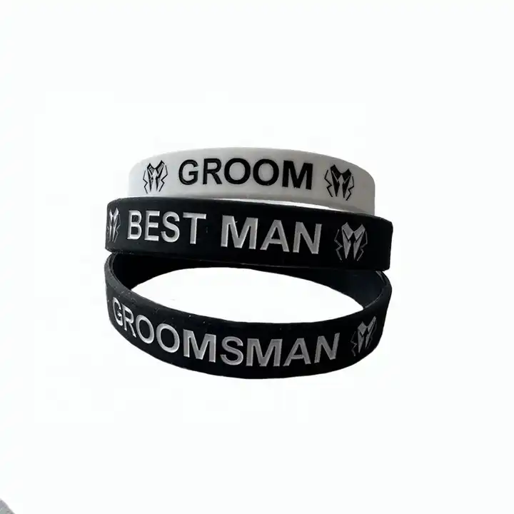 Rubber personalized scented silicone wristband